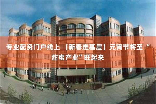 专业配资门户线上 【新春走基层】元宵节将至 “甜蜜产业”旺起来