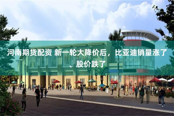 河南期货配资 新一轮大降价后，比亚迪销量涨了、股价跌了