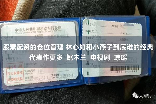 股票配资的仓位管理 林心如和小燕子到底谁的经典代表作更多_姚木兰_电视剧_琼瑶