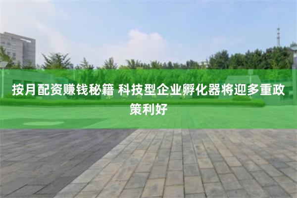 按月配资赚钱秘籍 科技型企业孵化器将迎多重政策利好