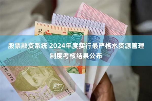 股票融资系统 2024年度实行最严格水资源管理制度考核结果公布