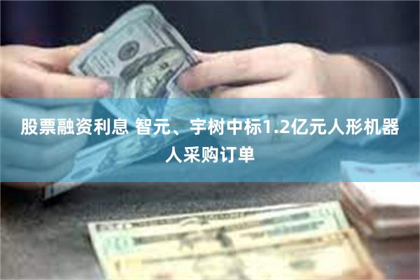 股票融资利息 智元、宇树中标1.2亿元人形机器人采购订单