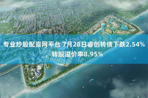 专业炒股配资网平台 7月28日睿创转债下跌2.54%，转股溢价率8.95%
