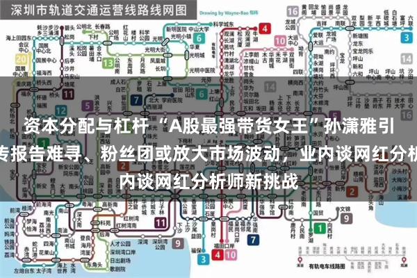 资本分配与杠杆 “A股最强带货女王”孙潇雅引热议：网传报告难寻、粉丝团或放大市场波动，业内谈网红分析师新挑战